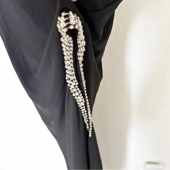 Mac Duggal Beaded Halter Gown Size 0